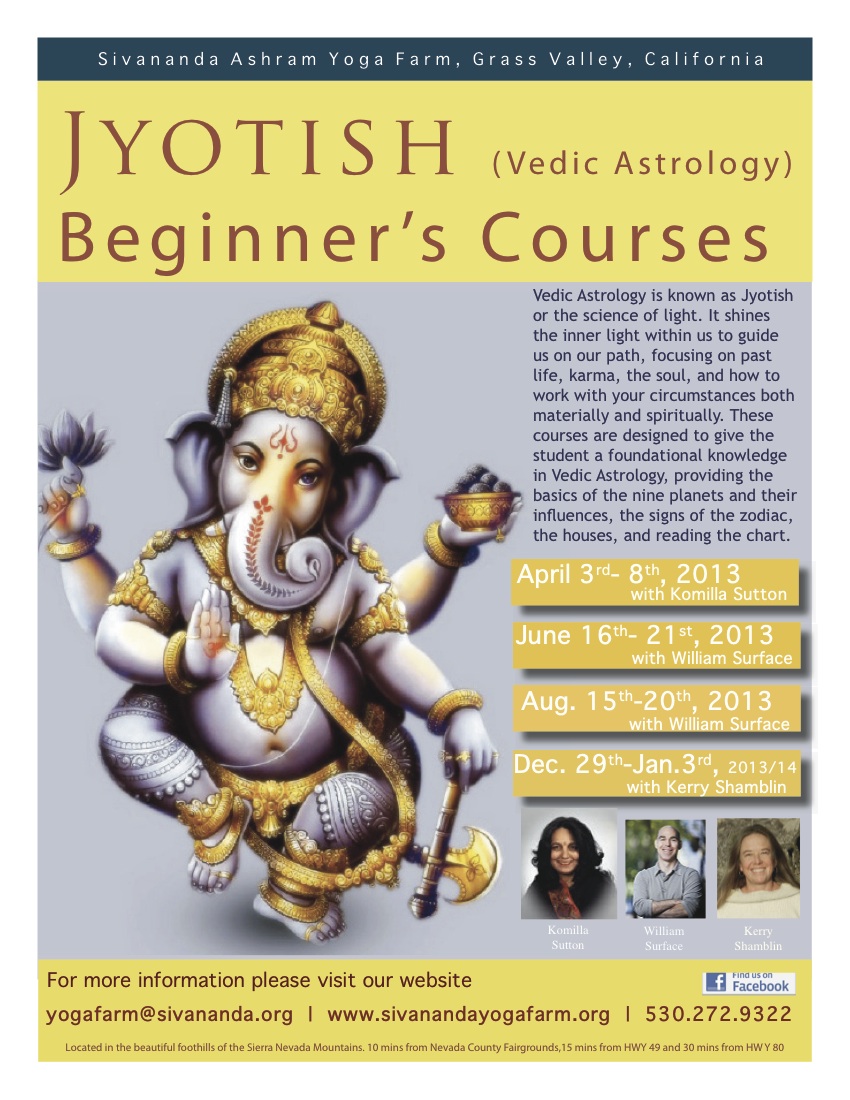 Vedic Astrology - Study Course with William Surface
