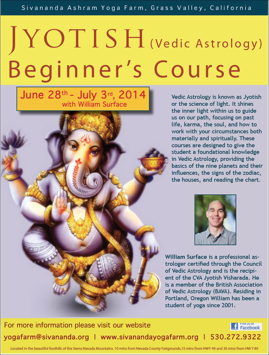 William Surface, Vedic Astrologer, Beginner Jyotish Course